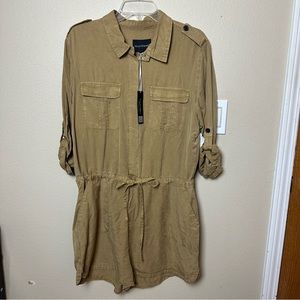 Velvet Heart Khaki Romper NWT | Size L